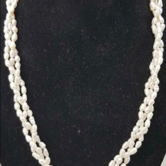 14k gold and baroque pearls necklace CHANEL - Picture 3 of 3